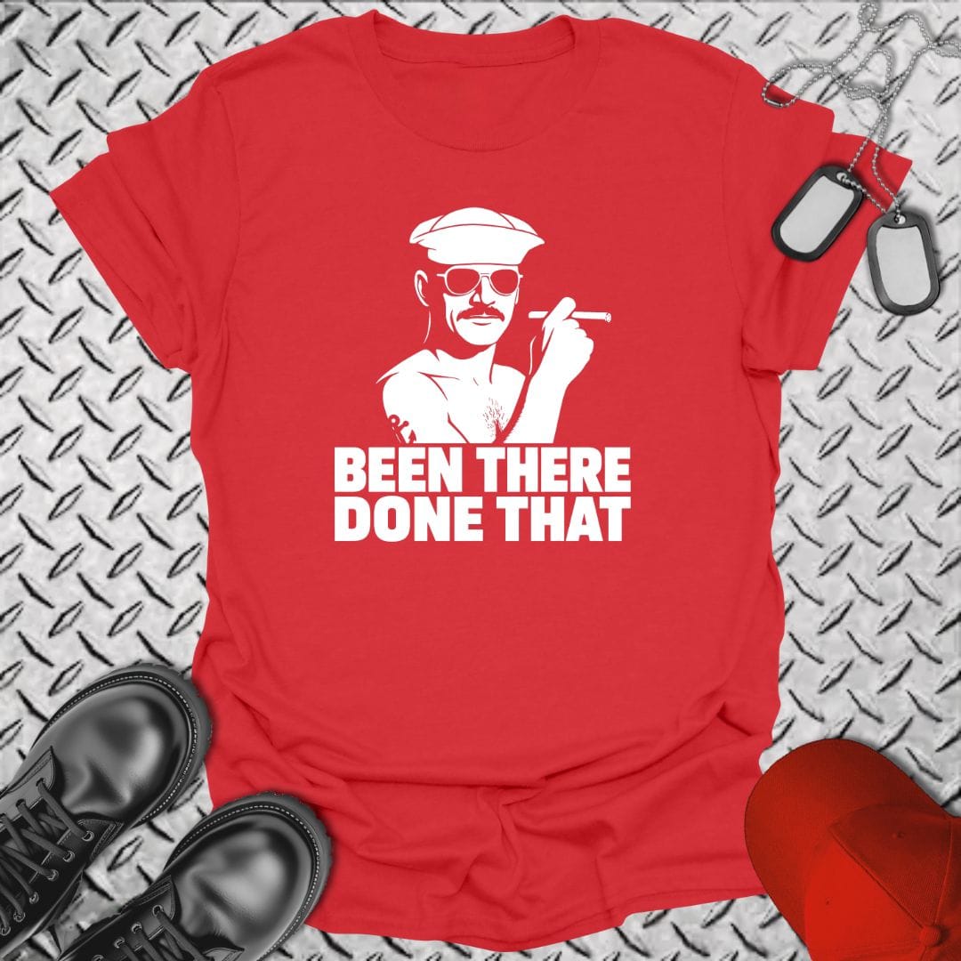 NavyHumor Everyday Tee Red / S Been There, Done That