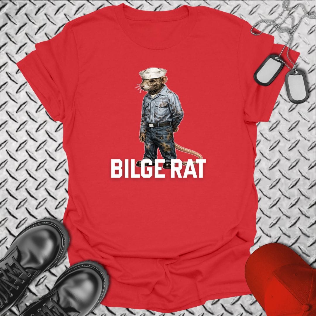 NavyHumor Everyday Tee Red / S Bilge Rat