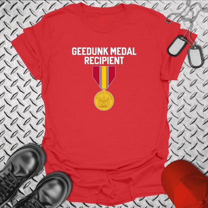 NavyHumor Everyday Tee Red / S Geedunk Medal Recipient