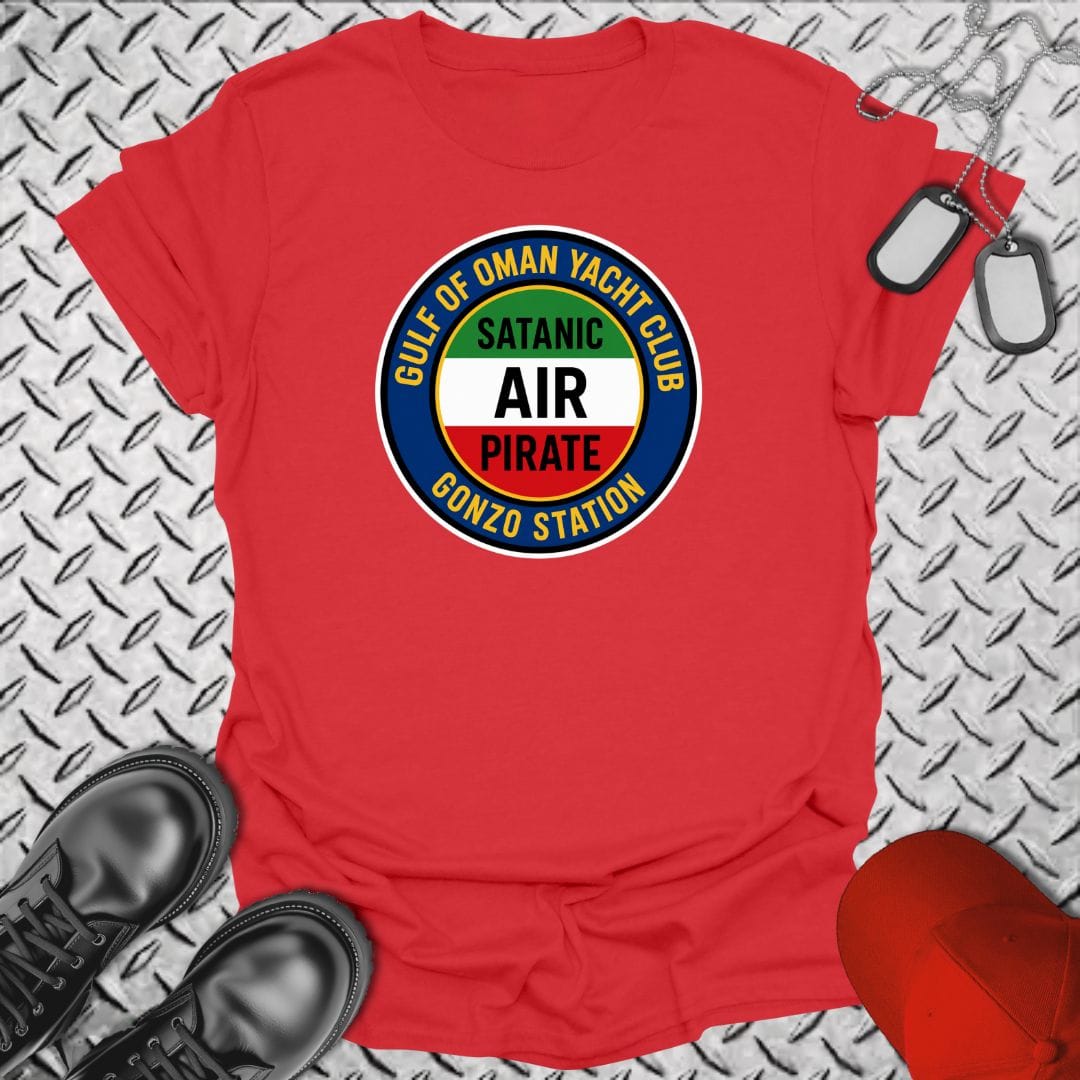 NavyHumor Everyday Tee Red / S Gulf of Oman Yacht Club