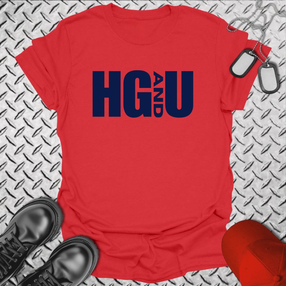 NavyHumor Everyday Tee Red / S HazeGray and Underway