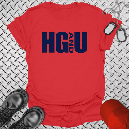 NavyHumor Everyday Tee Red / S HazeGray and Underway