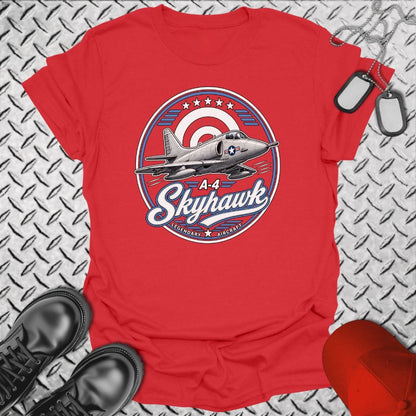 NavyHumor Everyday Tee Red / S Legendary Aircraft - A-4 Skyhawk