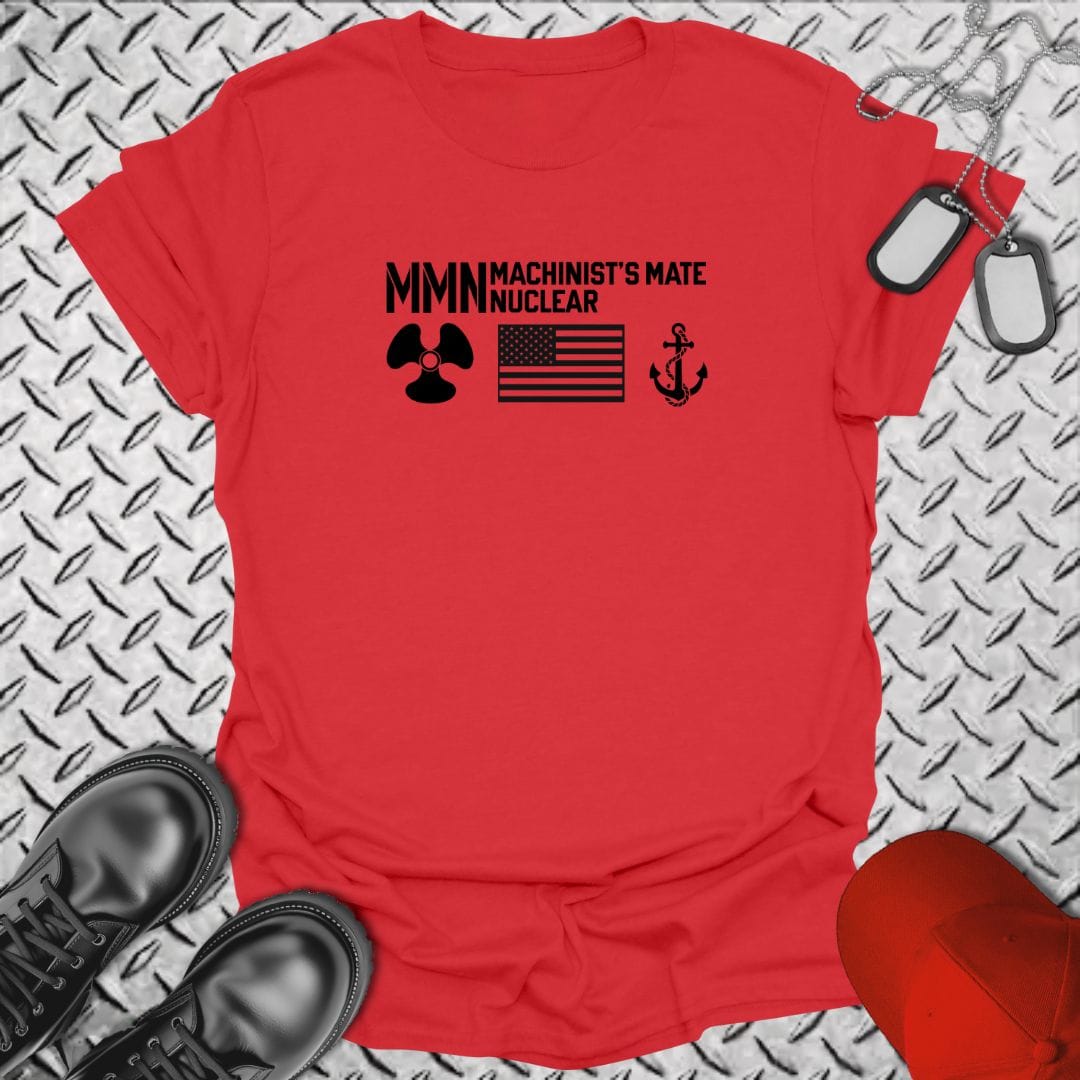NavyHumor Everyday Tee Red / S MMN - Flag & Anchor