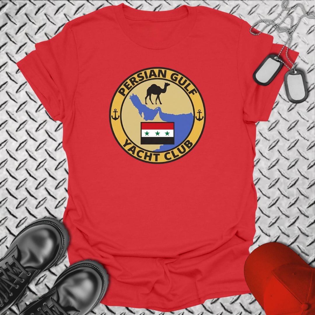 NavyHumor Everyday Tee Red / S Persian Gulf Yacht Club