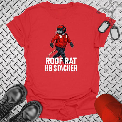 NavyHumor Everyday Tee Red / S Red Roof Rat - BB Stacker