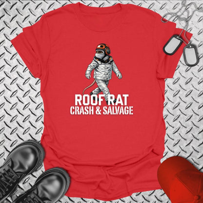 NavyHumor Everyday Tee Red / S Red Roof Rat - Crash & Salvage