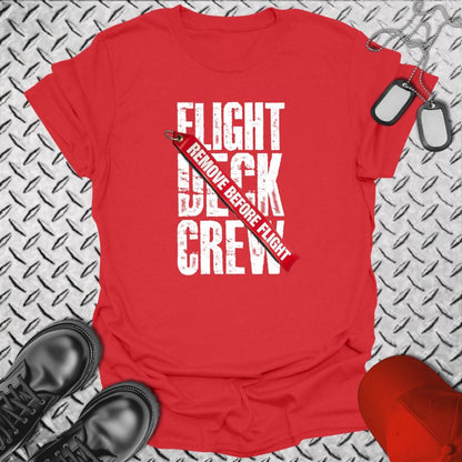 NavyHumor Everyday Tee Red / S Remove Before Flight