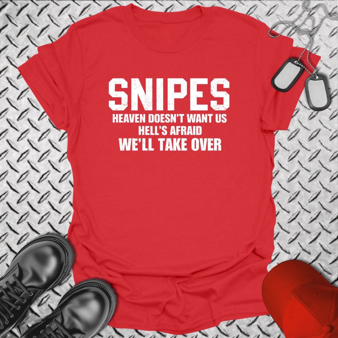 NavyHumor Everyday Tee Red / S Snipes - Hell's Afraid