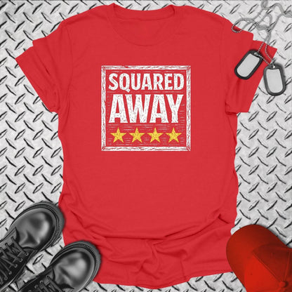 NavyHumor Everyday Tee Red / S Squared Away