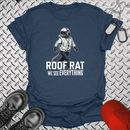 NavyHumor Everyday Tee Roof Rat - White