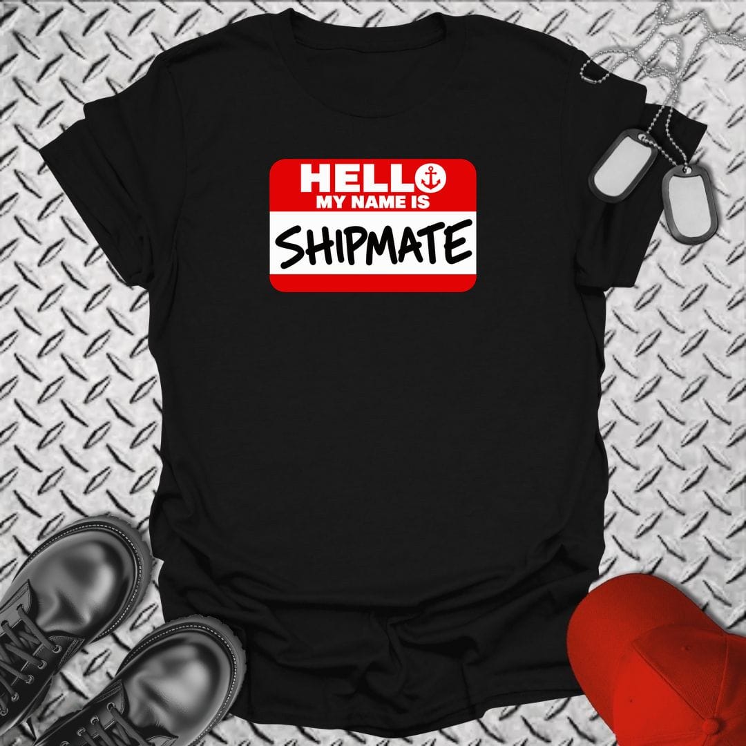 NavyHumor Everyday Tee S / Black My Name Is Shipmate