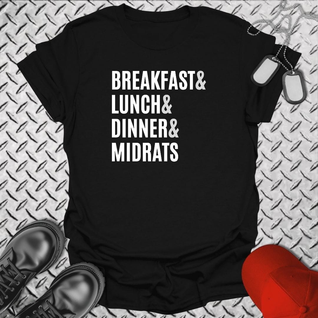NavyHumor Everyday Tee S / Black Navy Meals
