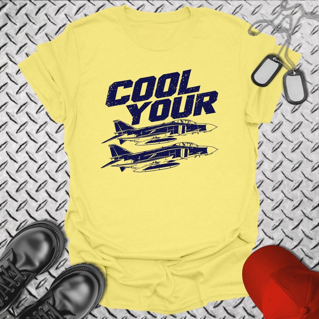 NavyHumor Everyday Tee S / Cornsilk Cool Your Jets