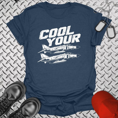 NavyHumor Everyday Tee S / Heather Navy Cool Your Jets