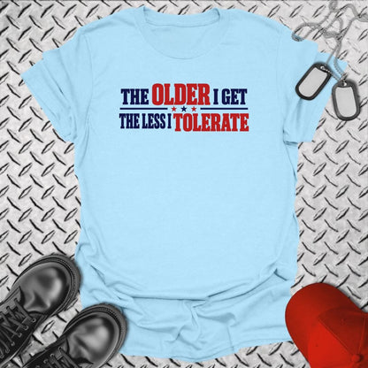 NavyHumor Everyday Tee S / Light Blue The Less I Tolerate