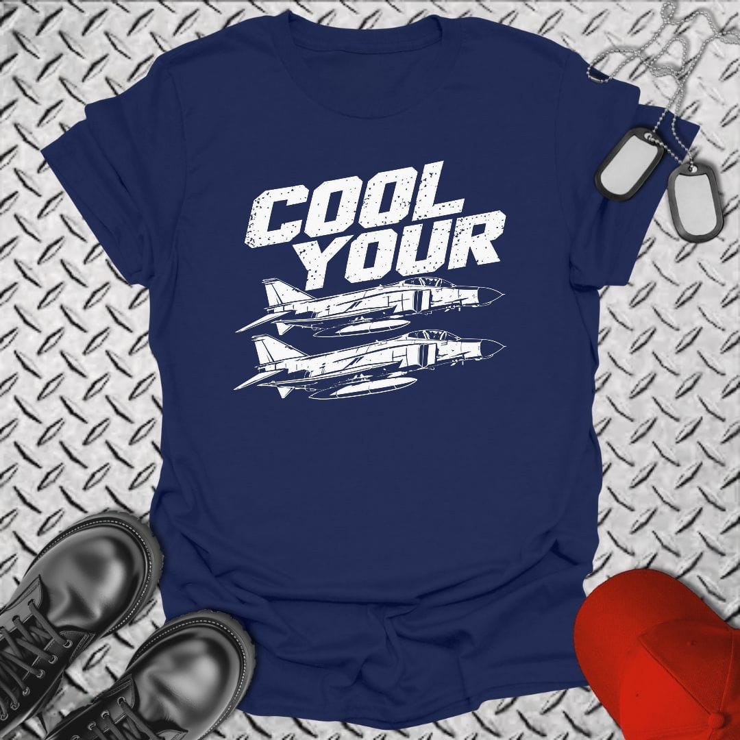 NavyHumor Everyday Tee S / Navy Cool Your Jets