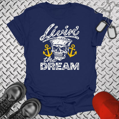 NavyHumor Everyday Tee S / Navy Livin' The Dream