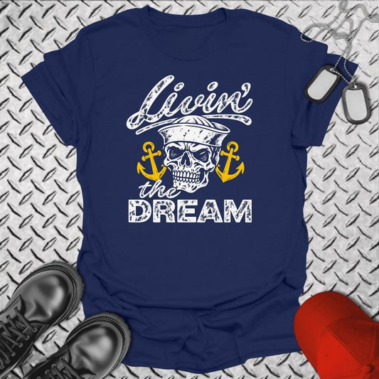 NavyHumor Everyday Tee S / Navy Livin' The Dream