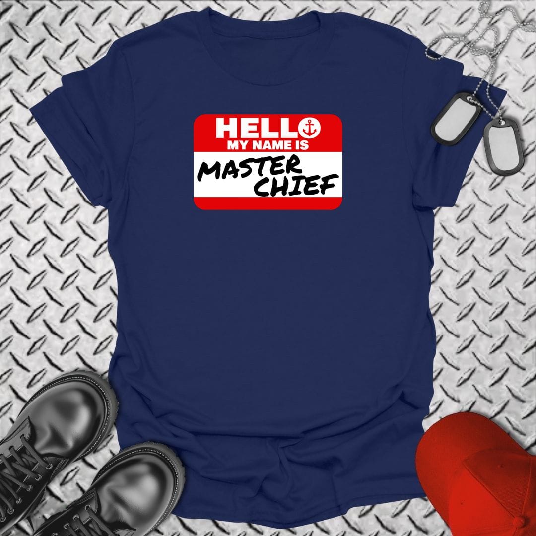 NavyHumor Everyday Tee S / Navy My Name Is Master Chief