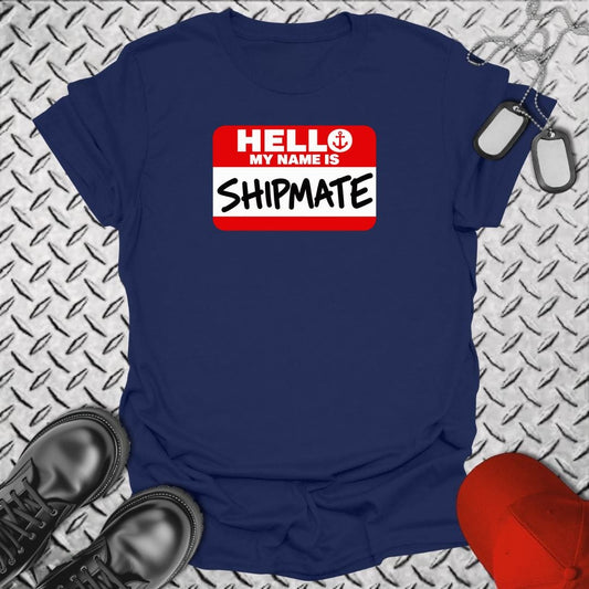 NavyHumor Everyday Tee S / Navy My Name Is Shipmate