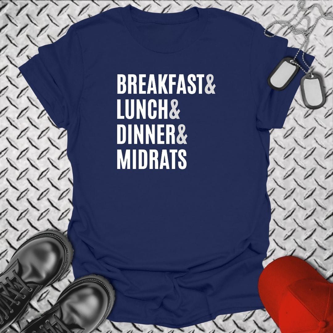 NavyHumor Everyday Tee S / Navy Navy Meals