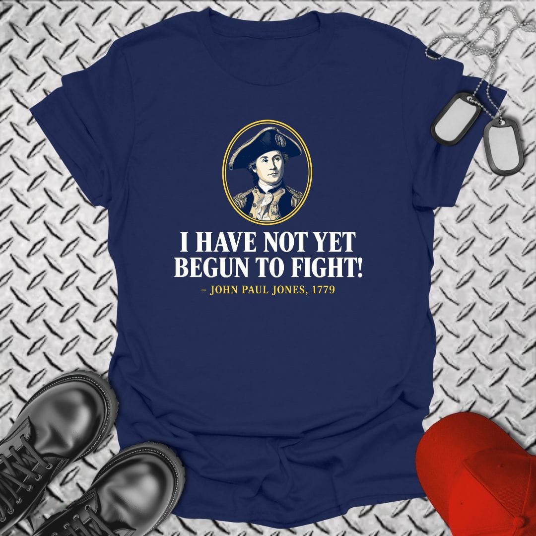 NavyHumor Everyday Tee S / Navy Not Yet Begun To Fight - JPJ