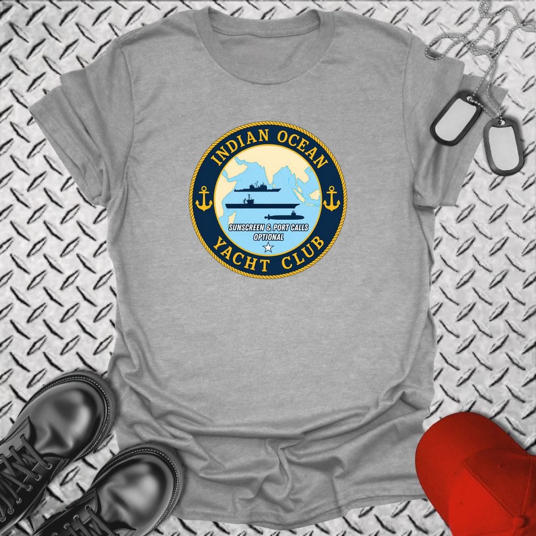 NavyHumor Everyday Tee S / Sport Grey Indian Ocean Yacht Club