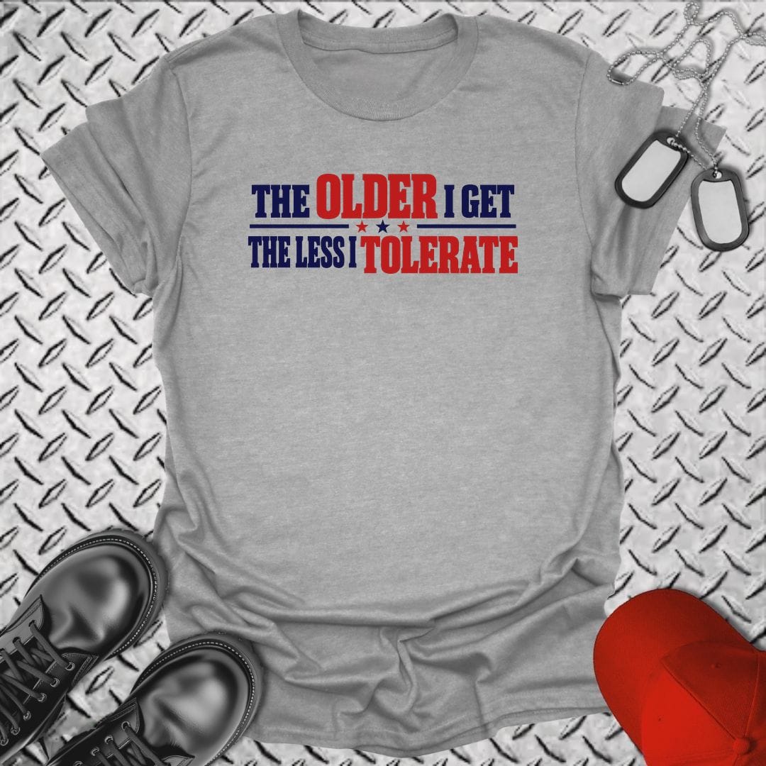 NavyHumor Everyday Tee S / Sport Grey The Less I Tolerate