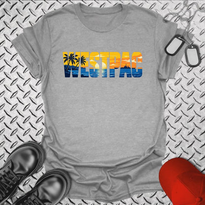 NavyHumor Everyday Tee S / Sport Grey WESTPAC Sunset