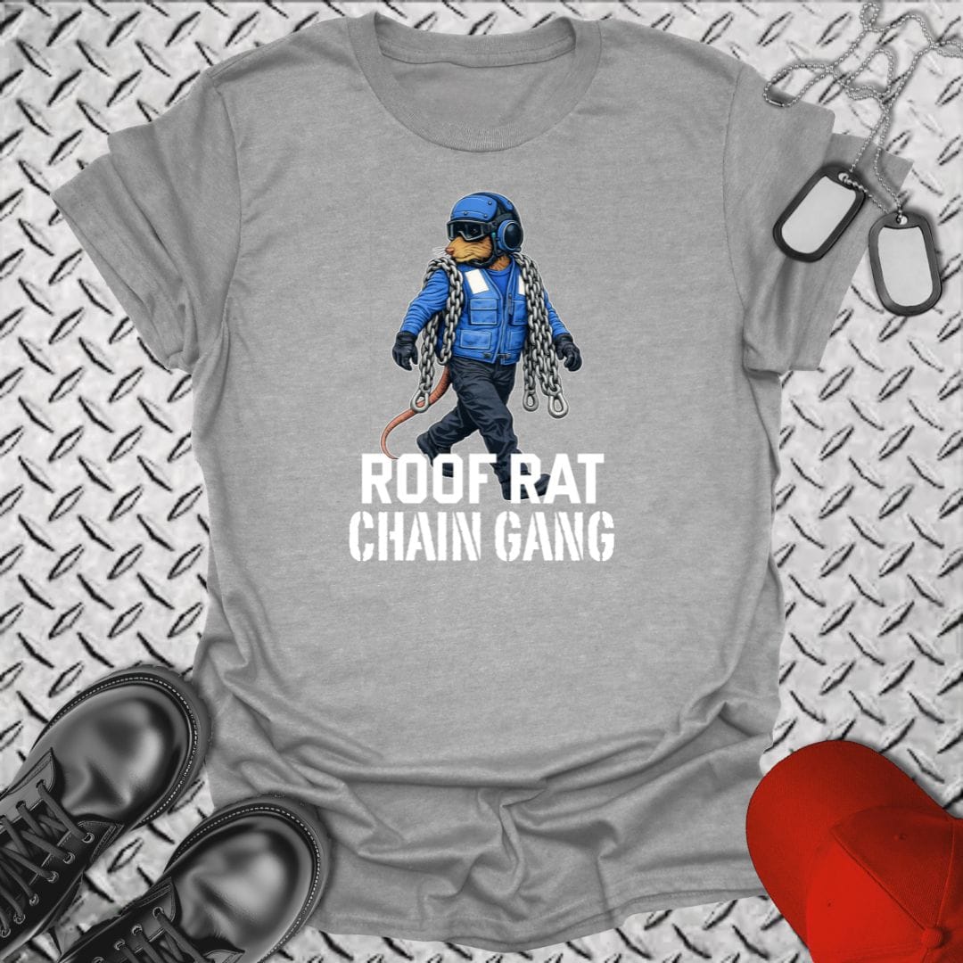 NavyHumor Everyday Tee Sport Grey / S Blue Roof Rat - Chain Gang