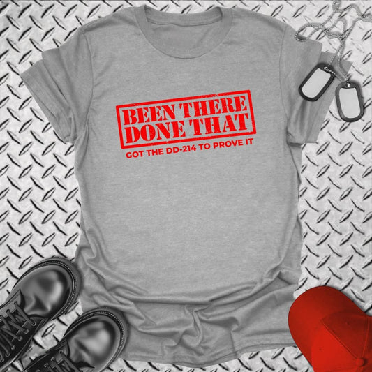 NavyHumor Everyday Tee Sport Grey / S BTDT - Got The DD-214