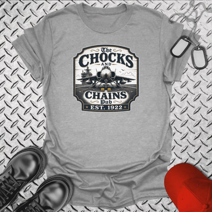 NavyHumor Everyday Tee Sport Grey / S Chocks and Chains Pub