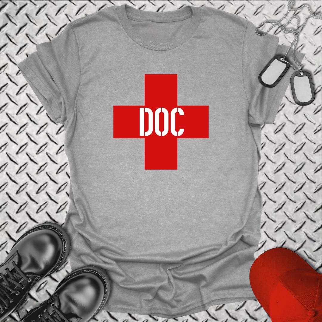 NavyHumor Everyday Tee Sport Grey / S DOC - HM Corpsman