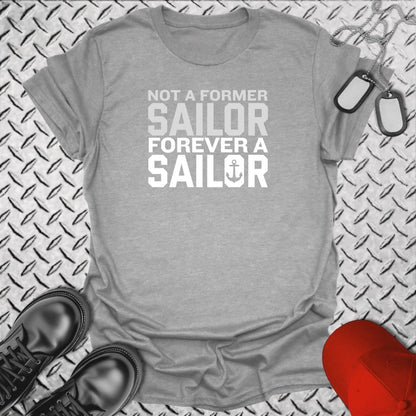 NavyHumor Everyday Tee Sport Grey / S Forever A Sailor