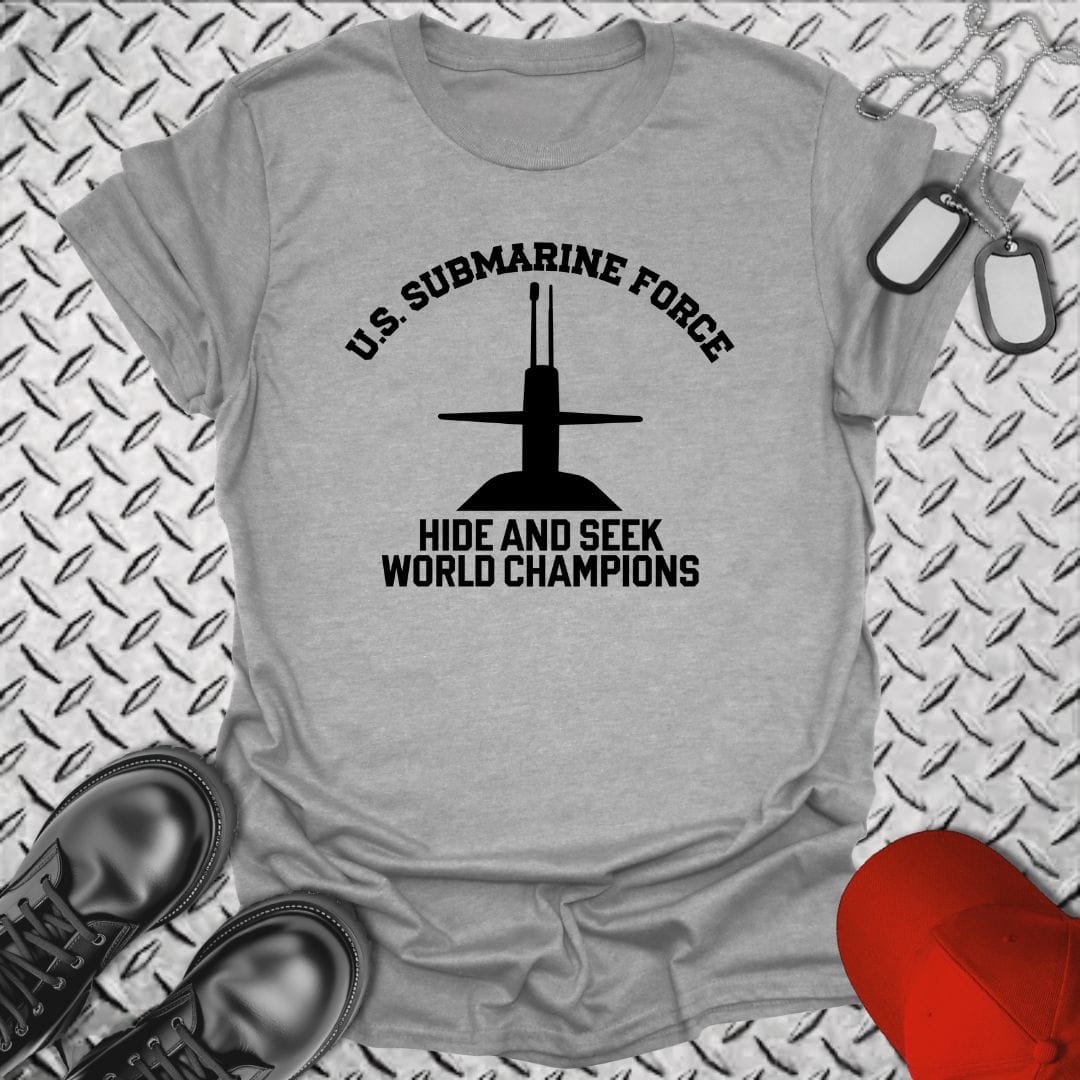 NavyHumor Everyday Tee Sport Grey / S Hide & Seek Champions