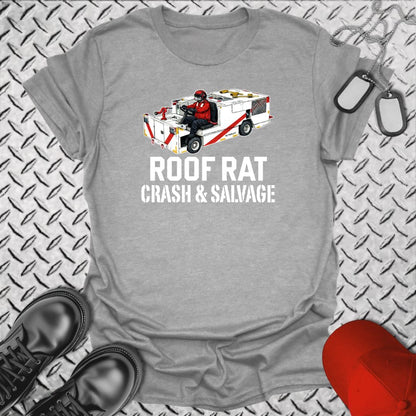 NavyHumor Everyday Tee Sport Grey / S Red Roof Rat - P25 Fire Truck