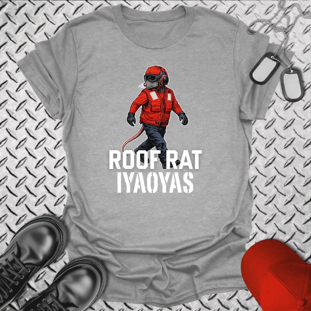 NavyHumor Everyday Tee Sport Grey / S Roof Rat - Red
