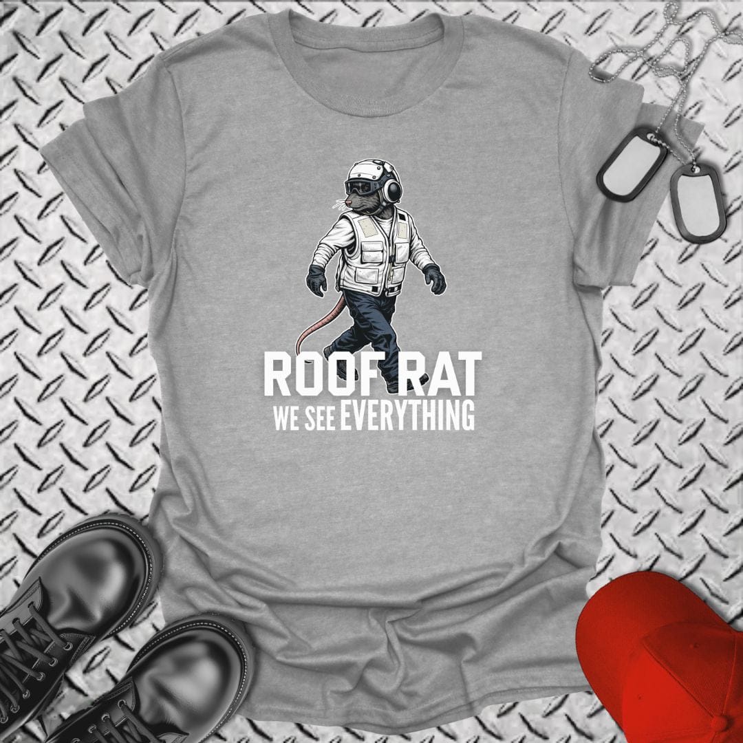 NavyHumor Everyday Tee Sport Grey / S Roof Rat - White