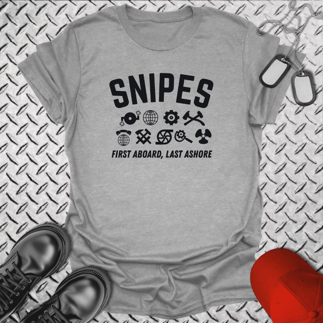 NavyHumor Everyday Tee Sport Grey / S Snipes - First Aboard