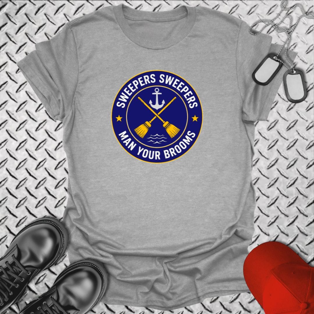 NavyHumor Everyday Tee Sport Grey / S Sweepers Sweepers