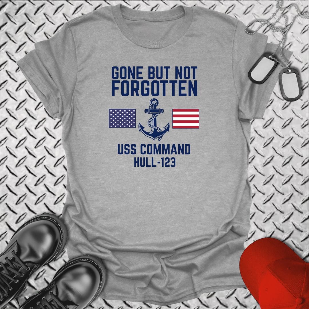 NavyHumor Everyday Tee Sport Grey / S "Your Command" Gone But Not Forgotten