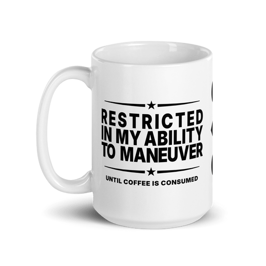 NavyHumor GEAR 15 oz Restricted Maneuver Mug