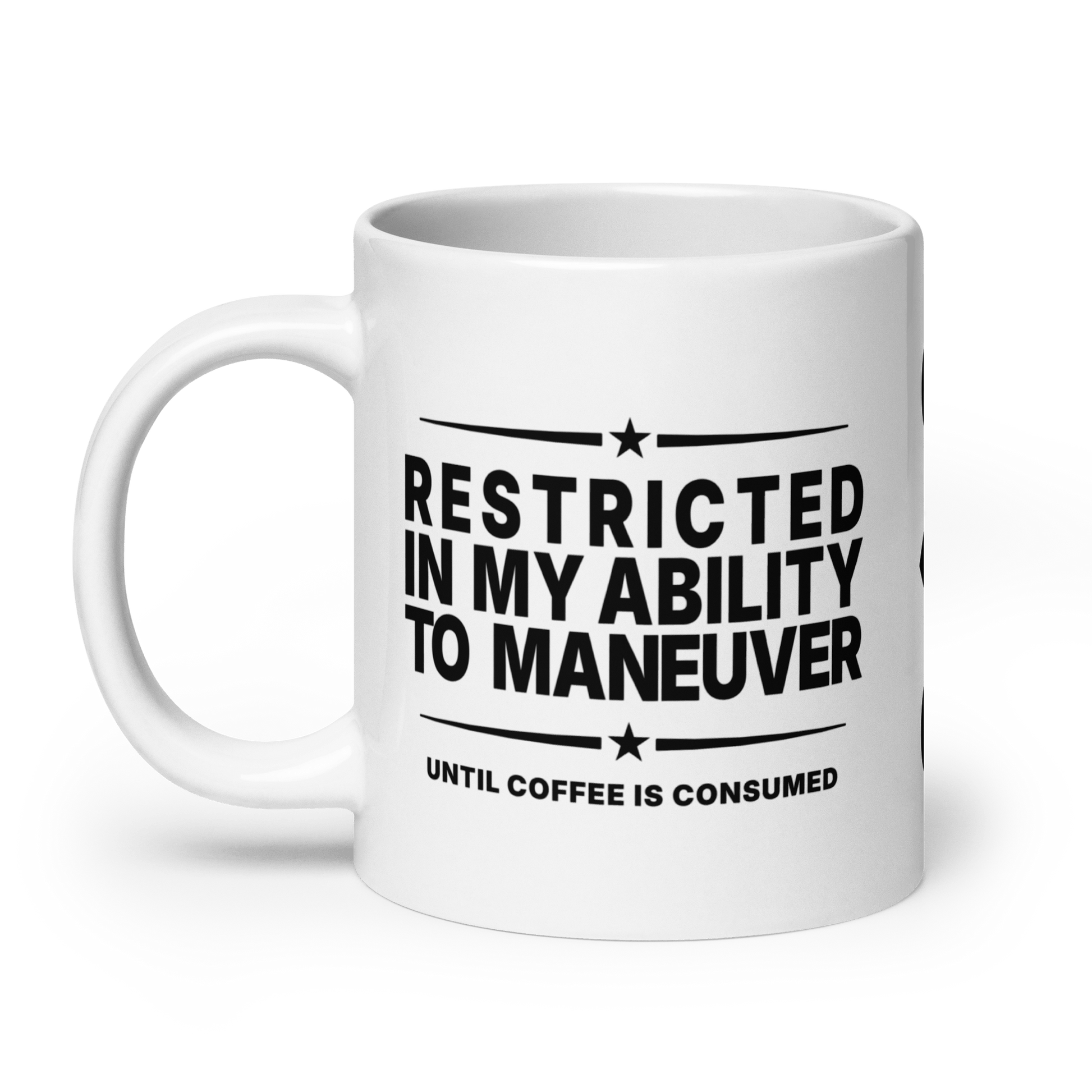 NavyHumor GEAR 20 oz Restricted Maneuver Mug