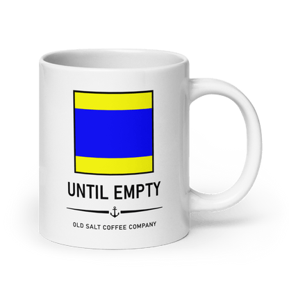 NavyHumor GEAR 20oz DELTA Signal Flag Mug – Remain Clear Until Empty