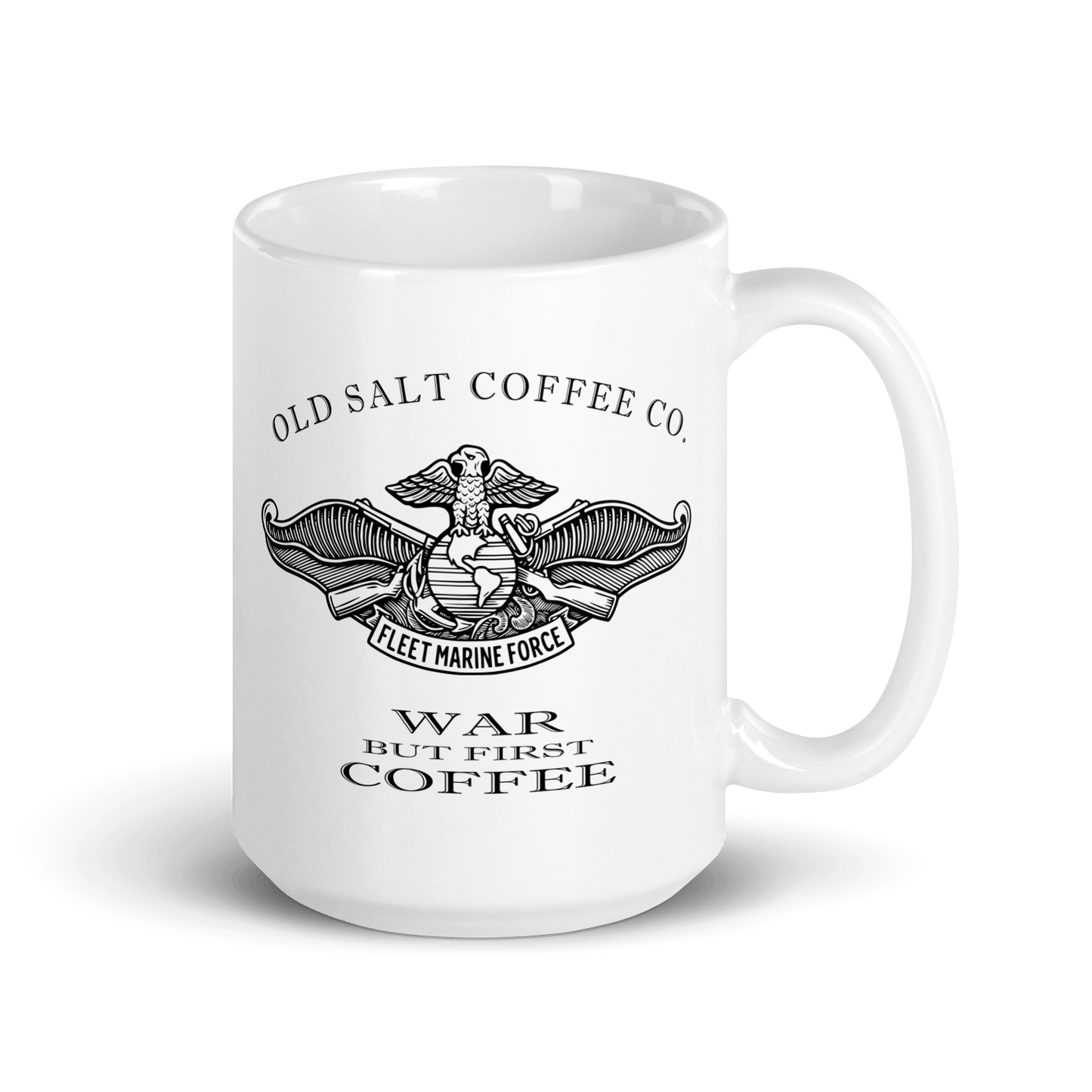 NavyHumor GEAR OSCC FMF Insignia Mug