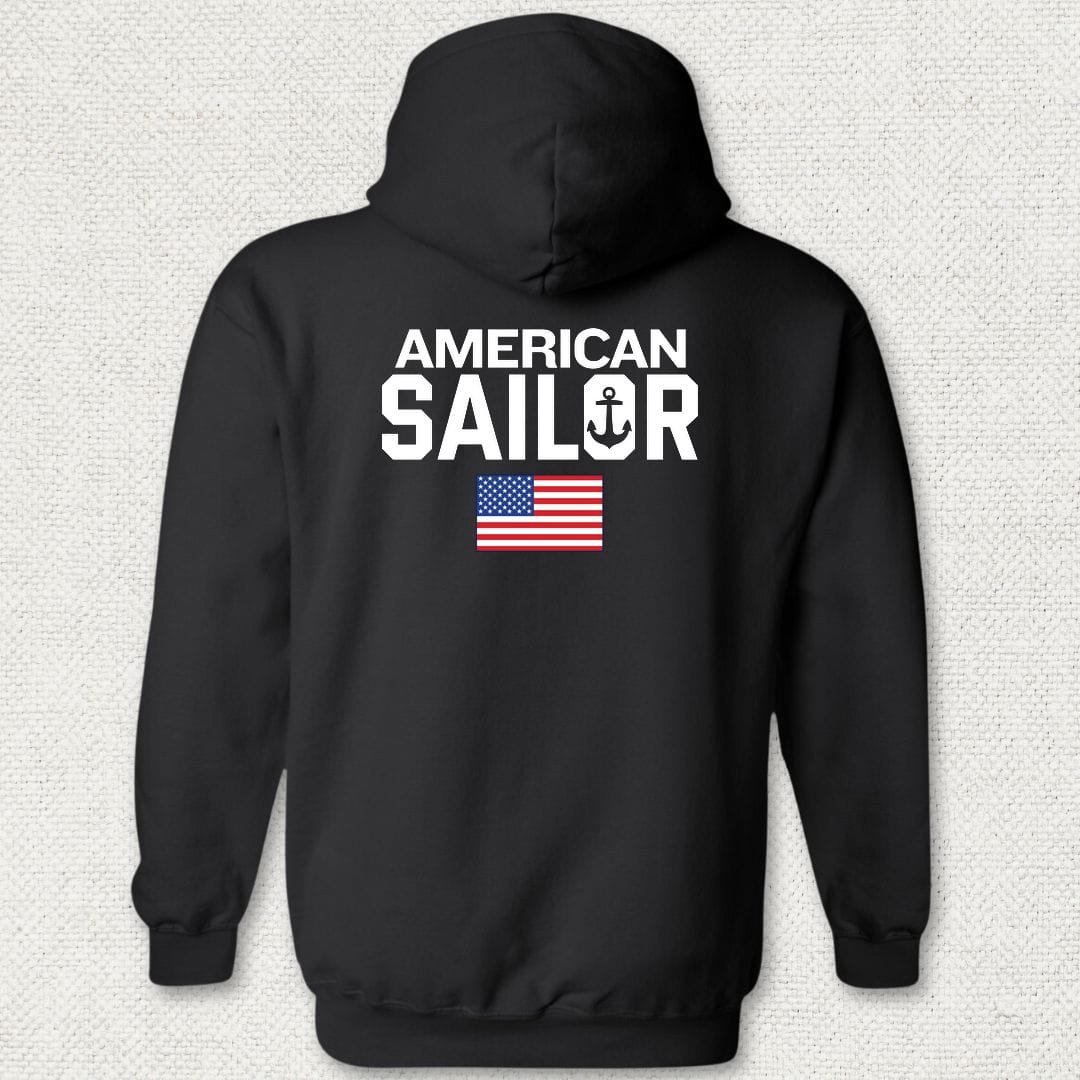 NavyHumor Hoodie Black / S American Sailor Hoodie