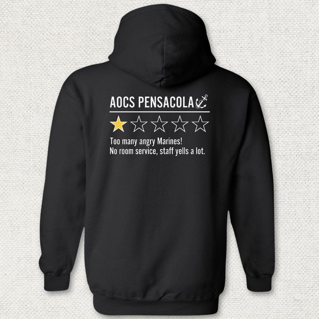 NavyHumor Hoodie Black / S AOCS Pensacola Review Hoodie