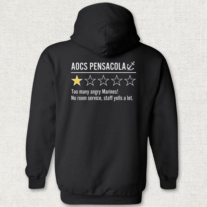 NavyHumor Hoodie Black / S AOCS Pensacola Review Hoodie