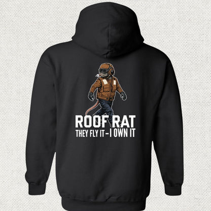 NavyHumor Hoodie Black / S Brown Roof Rat - Hoodie